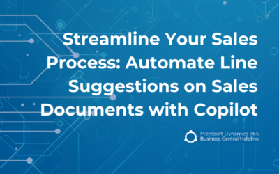 Streamline Your Sales Process: Automate Line Suggestions on Sales Documents with Copilot