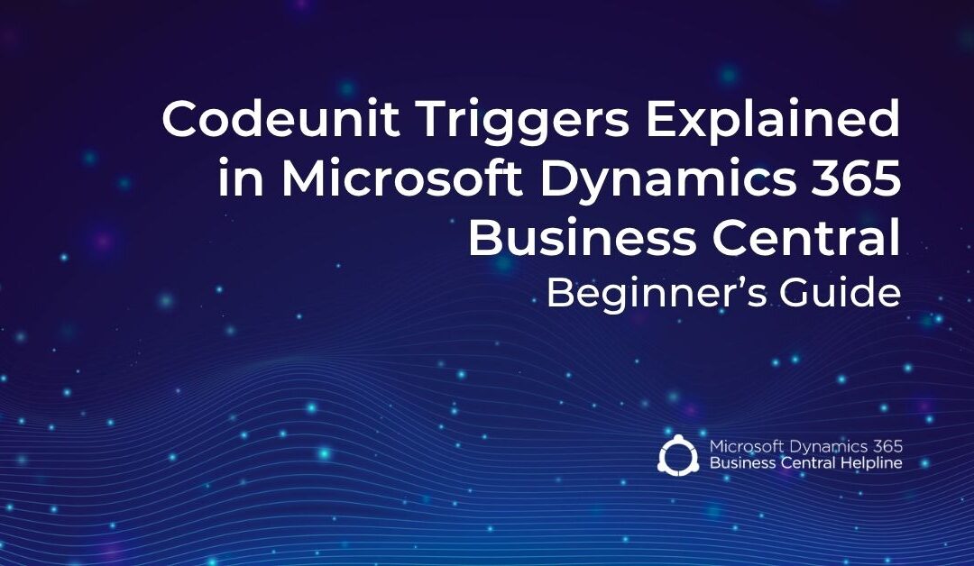 Developer & AL Corner | Microsoft Dynamics 365 Business Central Helpline