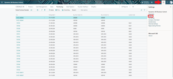 Design Business Central Pages- Settings