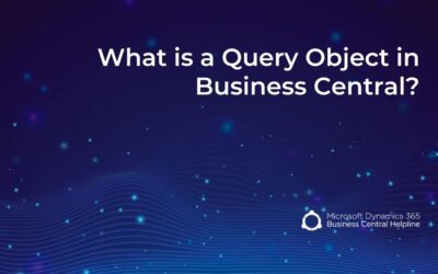 What is a Query Object in Business Central?